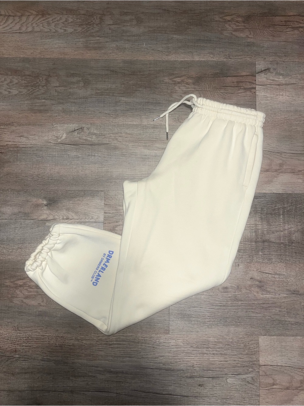 Butter Yellow Track Joggers with Drawstring Waist